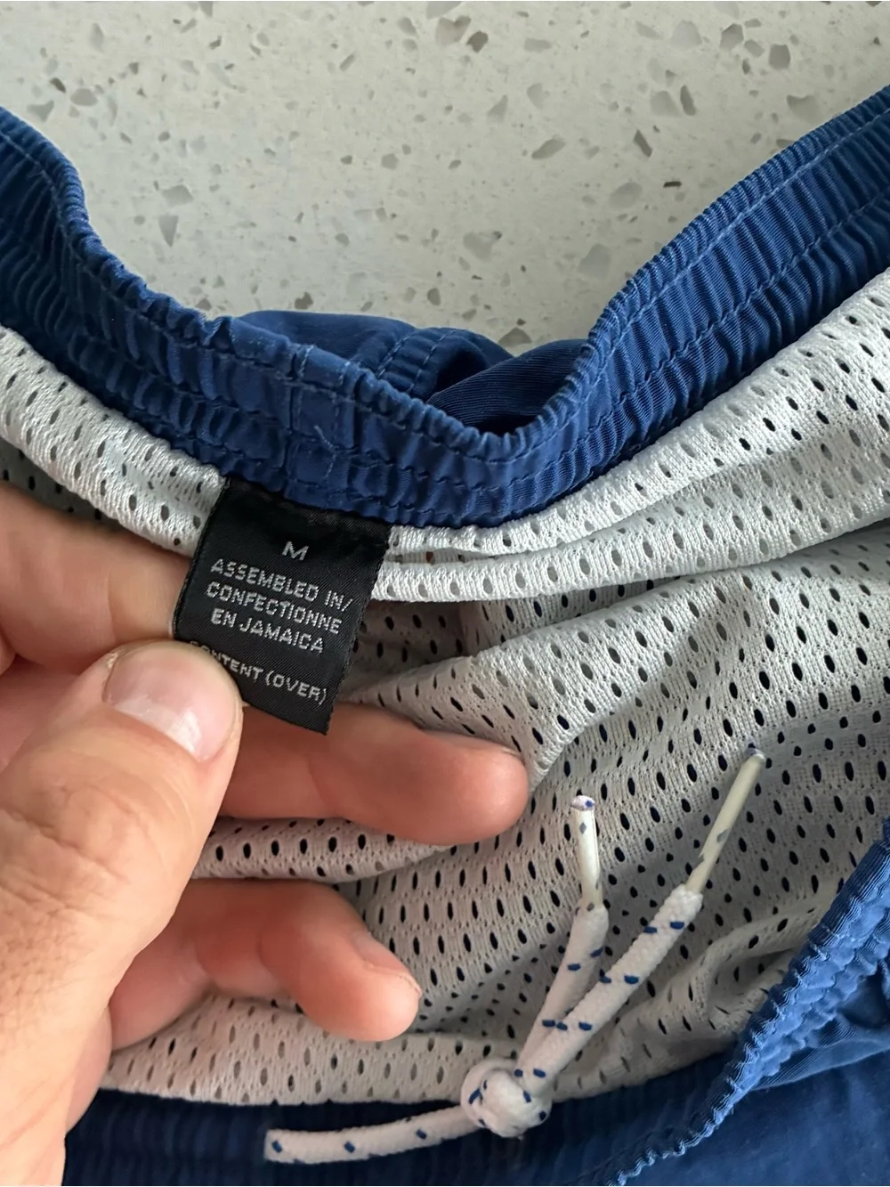 000 - MENS PATAGONIA OUTDOORS BLUE SWIM TRUNKS SHORTS